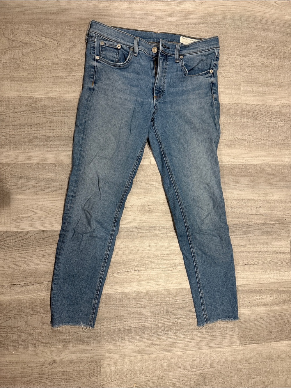 rag & bone Medium Blue Skinny Jeans